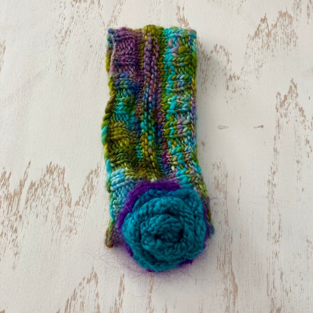 Cozy Handmade Crochet Knit Headband Ear Warmer - Picture 3 of 4